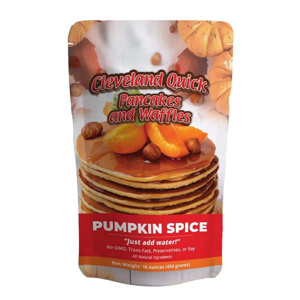 Pumpkin Spice Pancake and Waffle Mix Cleveland Quick
